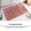 Bath Mats Water Absorbent Non-slip Carpet Washable Mat Rugs For Bathroom Door Floor Polyester (Polyester) Tub Absorption Shower