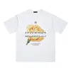 Designer homens topos verão tshirt marca t carta impressa manga curta oversize algodão tanques solto casual streetwear para adolescente