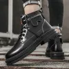 boots CYYTL Mens Boots Casual Winter Shoes Platform Leather Outdoor Designer Luxury Chelsea Cowboy Tactical Work Safety Ankle Sneakers