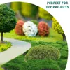 Fleurs décoratives 12 pcs Greenary DIY Artificial Moss Stone Fake Moule Rock Giai Imitated Mossy Decor Garden réaliste