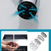 Kitchen Faucets Sink Faucet With 360 Degree Swivel Spout Single Handle High Arc Deck Mounted Hole And Cold Water Mixer