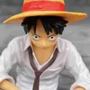 Anime Manga 12cm One Piece Monkey D Luffy Action Figure PVC Modelo Brinquedos Boneca Bolo Decoração de Carro Coleção Kid Toy Presente 240401