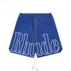 Rhude Shorts Designer Men Swim Summer Fashion Beach Pants Sportswear Letter Printing Street Wear Red Blue Black Purple Mensg0C4G0C4