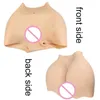 Almofada de peito Liifun Calcinha Vagina Realista Almofadas de Silicone Completas Nádegas e Quadris Enhancer Falso Corpo de Quadril com Catete Shaper Panty 240330