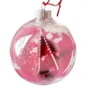 Party Decoration Knitting Christmas Ball Ornament - And Crocheting Decor With Hanging Hoop Winter