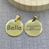Dog Tag Pet Collar Personalized ID Engraved Name For Cat Puppy Keyring Charm Pendant Bone Necklace Accessories