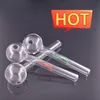 Toptan Sigara Yağı Brülör Borusu 4inch Cam Dab Brülörleri Düz Pryex Clear Dolphin Kalın Heady Popüler Duman Saman Borular Aksesuarlar