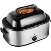 Sunvivi 22 Quart Pan, 25 Pound (approximately 11.8 Kg) Electric Turkey Visible Self-priming Lid, Large Oven with Detachable Pan and Cold Touch Handle