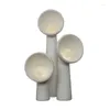 Торшеры Скандинавский креативный светильник Wabi Sabi, светодиодный светильник из смолы для гостиной, спальни, домашнего декора, угловой прикроватный белый стол