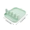 Support de couvercle de casserole de rangement de cuisine, support de fourchette avec quatre rainures, Gadget pour comptoir