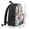 Sacs de rangement Sac à dos Fleurs colorées Casual Imprimé Livre d'école Épaule Voyage Sac d'ordinateur portable pour femmes hommes