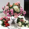 Kwiaty dekoracyjne bukiet sztuczny stół