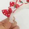 Dog Apparel Pet Hairpin High Durability Ultra-Light Allergy Free Adorable Easy-wearing Decorative Plastic Fruit Strawberry Style Wit