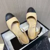 Sandali firmati 2024 nuovi sandali casual estivi da donna con pantofola piatta sandali con cinturino a una linea da donna di marca