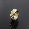 Bague de créateur pour femmes, anneaux de bande, style acier, couleur or, chaîne de couronne, Hip Hop, compteur de vitesse, homme inoxydable, Rock Rap, bijoux de fête 221114