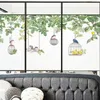 Window Stickers Privacy Film Flowers And Birds Pattern No Glue Static Electricity Door Flim Frosted Sun Blocking Glass Windows Sticker