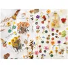 Gift Wrap 320 PCS Pressed Flower Theme Stickers Set Botanical Journaling Multicolor