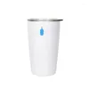 Bouteilles d'eau Petite bouteille bleue Internet Rouge Tasse isolée Tasse minimaliste Café Portable Crème glacée en acier inoxydable