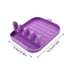 Support de couvercle de casserole de rangement de cuisine, support de fourchette avec quatre rainures, Gadget pour comptoir