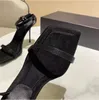 42, 43 Orijinal deri alt kadın sandaletler moda çizgisi çapraz ipek rhinestone düğmesi elbise ayakkabı pist partisi seksi gündelik düğün ayakkabılarının üst düzey versiyonları