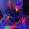 50 unids Glow Foam Sticks RGB LED Glow Sticks Light Up Cheer Tube Colorido Intermitente Varitas luminosas Piscina Suministros para fiestas de bodas 240326