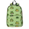 Zaino Frogs Doodle Borsa da scuola per bambini impermeabile Zaino per laptop Zaino da viaggio di grande capacità
