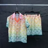 2 Summer Fashion Mens Tracksuits Hawaii Beach Pants Set Designer Shirts Printing Leisure Shirt Man Slim Fit Styrelsen Kort ärm Korta stränder#688