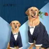 Vêtements pour chiens Costumes de smoking de mariage Golden Retriever Veste Vêtements pour animaux de compagnie Rifornimenti Del Cane Bow Tie Costume Western