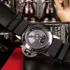 Designer Luxo relógio relógios de pulso Espelho de safira Swiss Tamanho automático Tamanho de 47 mm de borracha importada Correia à prova d'água com logotipo