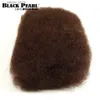 Synthetic Wigs Black Pearl Brazilian Remy Hair Afro kinky Curly Bulk Human Hair For Braiding 1 Bundle 50g/pc Braids Hair No Weft Y240401