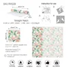 Fonds d'écran Boho Floral Peel and Stick Wallpaper Pivoines Amovible Rose Vert / Rose / Blanc Papier de contact auto-adhésif