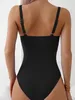 Cut Out Ruched Front Swimsuit One Piece Swimwear Women Sexy Bathers Bathing Swimming Swim Suit Female Beachwear XXL 240401