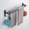 Ensemble d'accessoires de bain Matériel de salle de bains Porte-mouchoirs en aluminium Porte-serviettes Porte-brosse de toilette Accessoires d'étagère d'angle Livraison directe Accueil GA Dhwt7