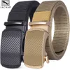 Ceintures Jacnaip Hommes Ceinture Nylon Chasse En Plein Air En Métal Toile Ceinture Hommes Coréen Loisirs Boucle Automatique Ceinture De Golf Hommes Q240401