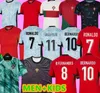 ポルトガルサッカージャージー22 23 2024 2025メンセットキッズキットプレーヤーVersoin Pepe Joao Felix Ronaldo Football Shirts Diego J. Bernardo Neves 24 25 Portuguesa Long Sleeve