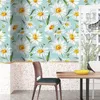 Wallpapers Chrysant Geschild En Geplakt Home Decor Zelfklevend Behang Woonkamer Studeerkamer Slaapkamer Muurstickers Decoratie