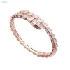 amor pulseira tênis designer jóias mulheres pulseira diamante adorável cobra prata rosa ouro jóias placa de cobre festa casamento charme namorada serpente pulseira