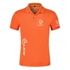 SRT Hellcat Mens Summer Breathable Print Solid Color Polo Shirts Printing Short Sleeves Comfortable Tops Clothing 240401