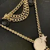 Anhänger Halsketten Mittelalterliche Persönlichkeit Mode Trend Retro High Sense Halskette Drop Lieferung Schmuck Anhänger Dhtsq