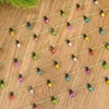 LED Strings 5Meters Christmas Garland DIY Small Bulbs String Mini Colorful Fairy Lights No Electricity Xmas Tree Ornament Supplies YQ240401