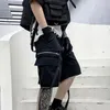 Shorts pour hommes HKSH Summer Techwear Dark Punk Fashion High Street Pantalon ample au genou à la mode Droite Japonais Capris HK0671