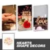 Vazen 100 stuks Decor Snoep Kleur Hart Bedels Tafel Scatters Filler Compacte Hars Vaasvullers Kind DIY