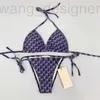 Projektantki strojów kąpielowych damskich 2024SS luksusowe bikini seksowne bikini plażowe kombinezon pływacki moda liter drukowany koronkowy strój kąpielowy dla kobiet A22 H2SZ