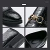 Dress Shoes Spring Autumn Men's Large Shallow Mouth Breathable Casual Comfortable Non Slip Leather Type Of Slippage Lazy