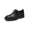 Chaussures habillées hommes faux cuir carré seme