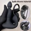 3 motors Male Thrusting and shock Prostate Massager remote control Vibrator Butt Plug Telescopic Cock Ring Sex Toys for Adult 240326