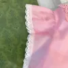 Vestidos de moda vestidos de renda vazia design infantil festas de bebê tamanho 110-150 cm roupas de grife