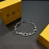 Classic Minimalist Silver Plated Style Brand Designer Spring New Charming Girl Bracelet Romantic Love Gift High-Quality Jewelry Bracelet Wedding Gift