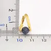 Brincos Nidin Bola de Cristal Bead para Mulheres 8mm 5 Cores Strass Design Geométrico Gota Ano Jóias de Natal