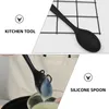 Spoons Silicone Spoon Kitchen Serving Ladle Silica Gel Baking Cooking For Nonstick Cookware